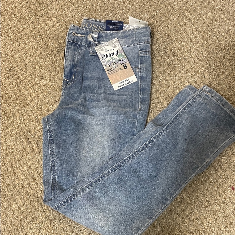 Girls Vigoss skinny jeans size 8 NWT